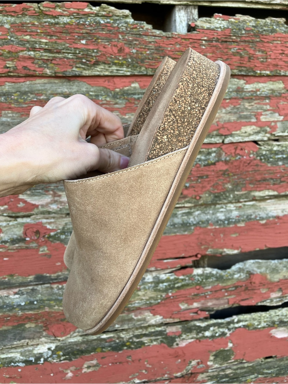 Eileen Fisher Bios Ecru Tan Suede Slip-On Mule Clogs 8 - Picture 10 of 15